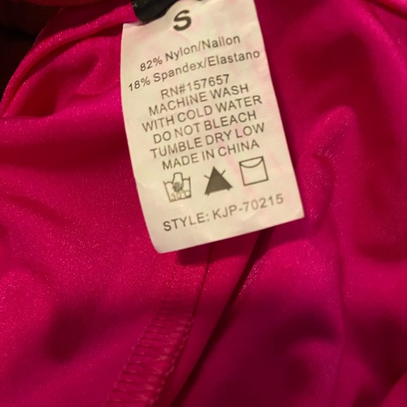 Hot pink one piece body suite! - Picture 6 of 6